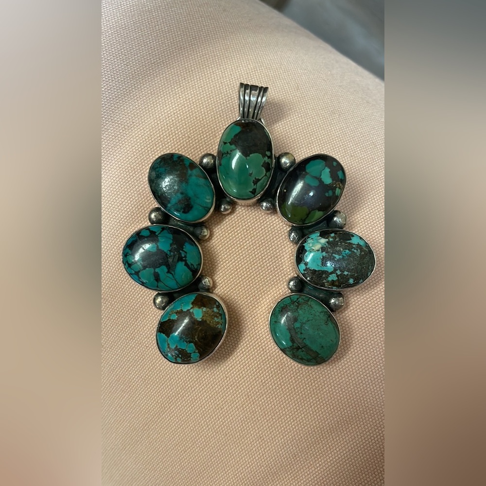 Turquoise Naja Pendant
